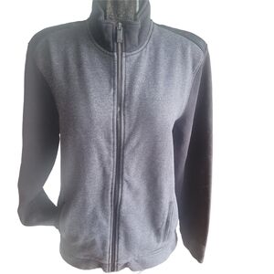 Calvin Klein Mens Black and Grey Light Zip Up Jacket M